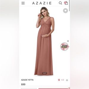 Dusty Rose
Size A8, Maternity Dress 
Alterations/Hemmed for 5’7 
Worn once!